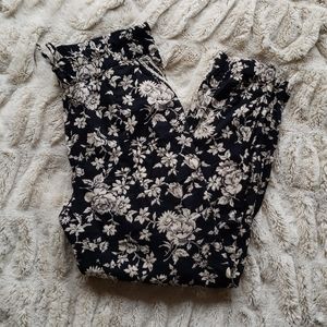 LIKE NEW! Maison Scotch Linen Floral Joggers